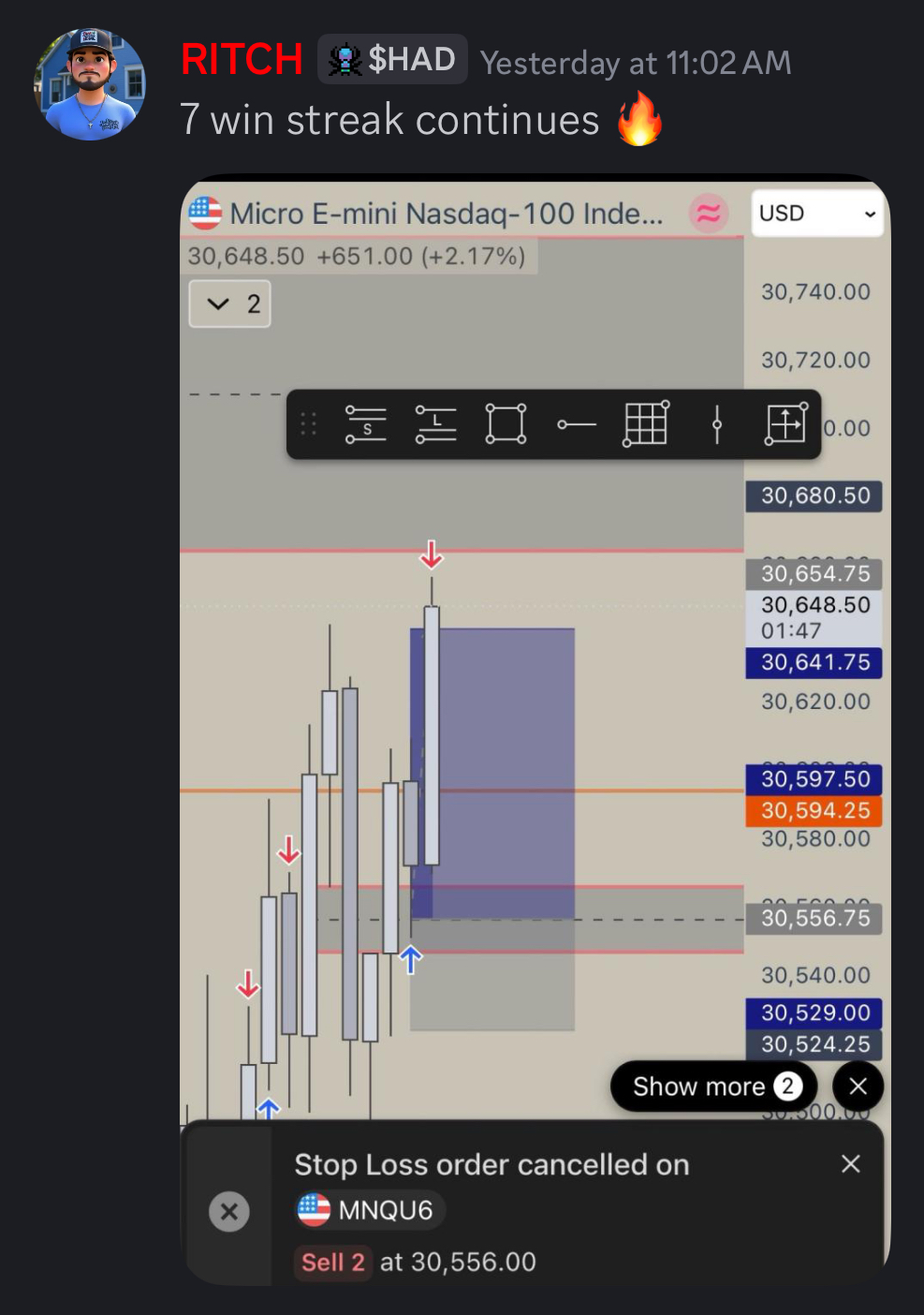 Trader testimonial 1