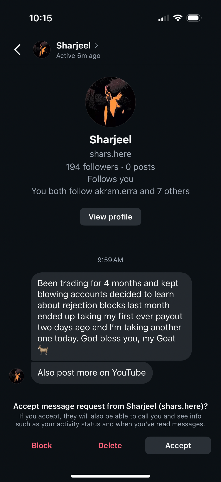 Trader testimonial 11