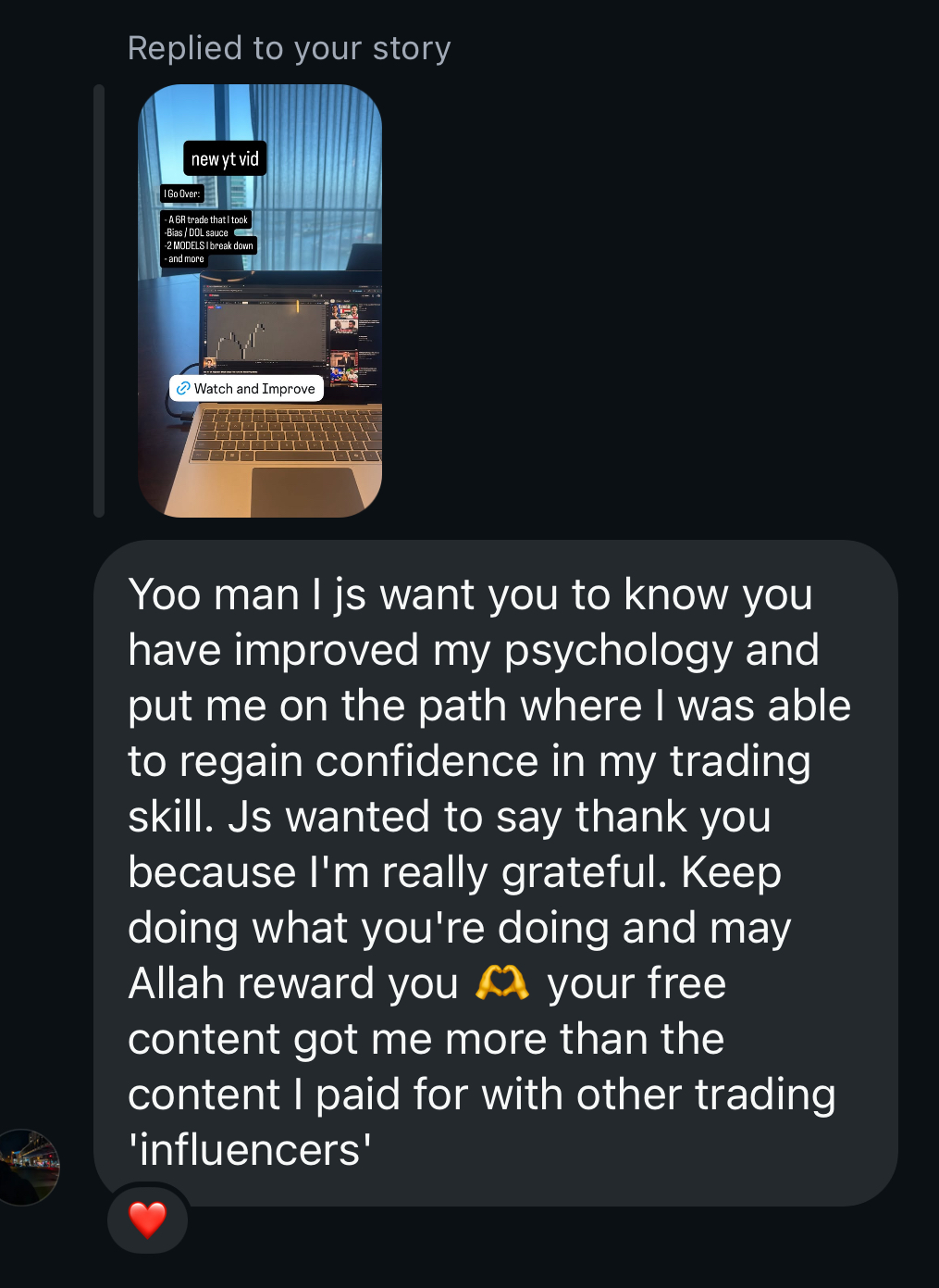 Trader testimonial 14